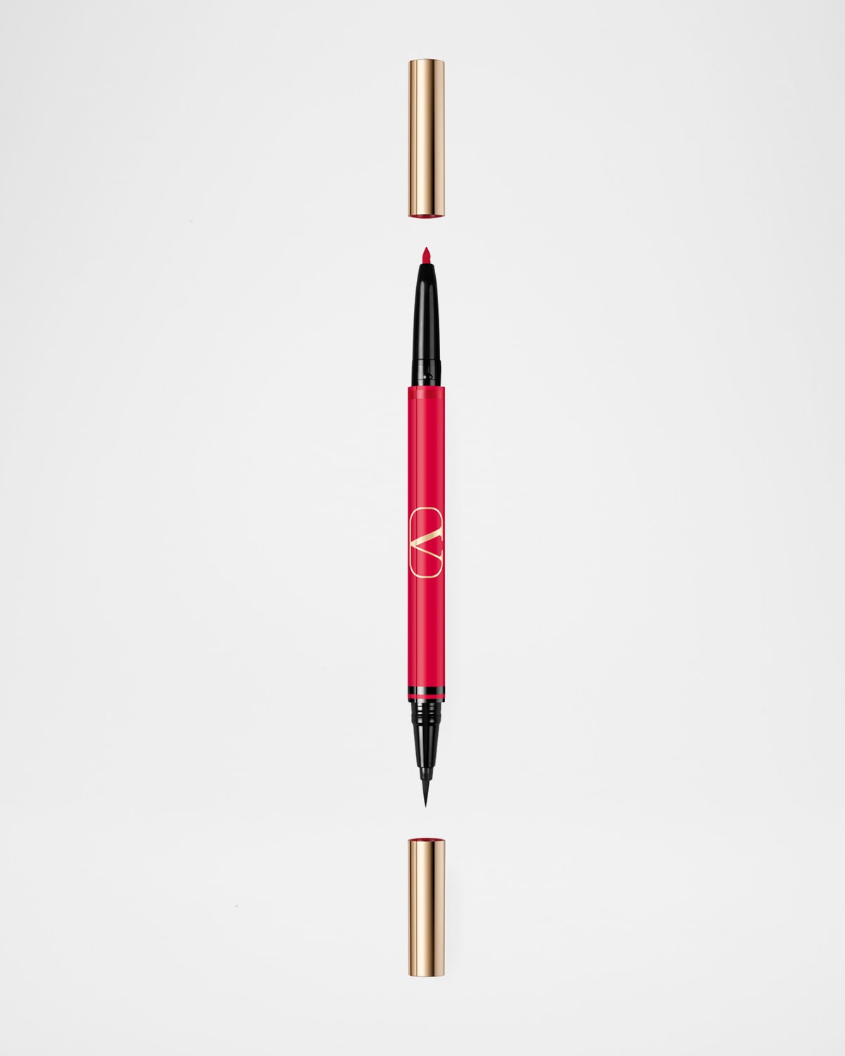 Shop Valentino Twin Liner Eyeliner In Rosso 02