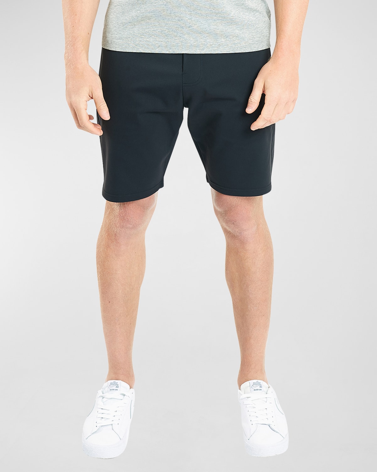 Shop Public Rec Men's All Day Every Day Stretch-nylon Shorts In Black