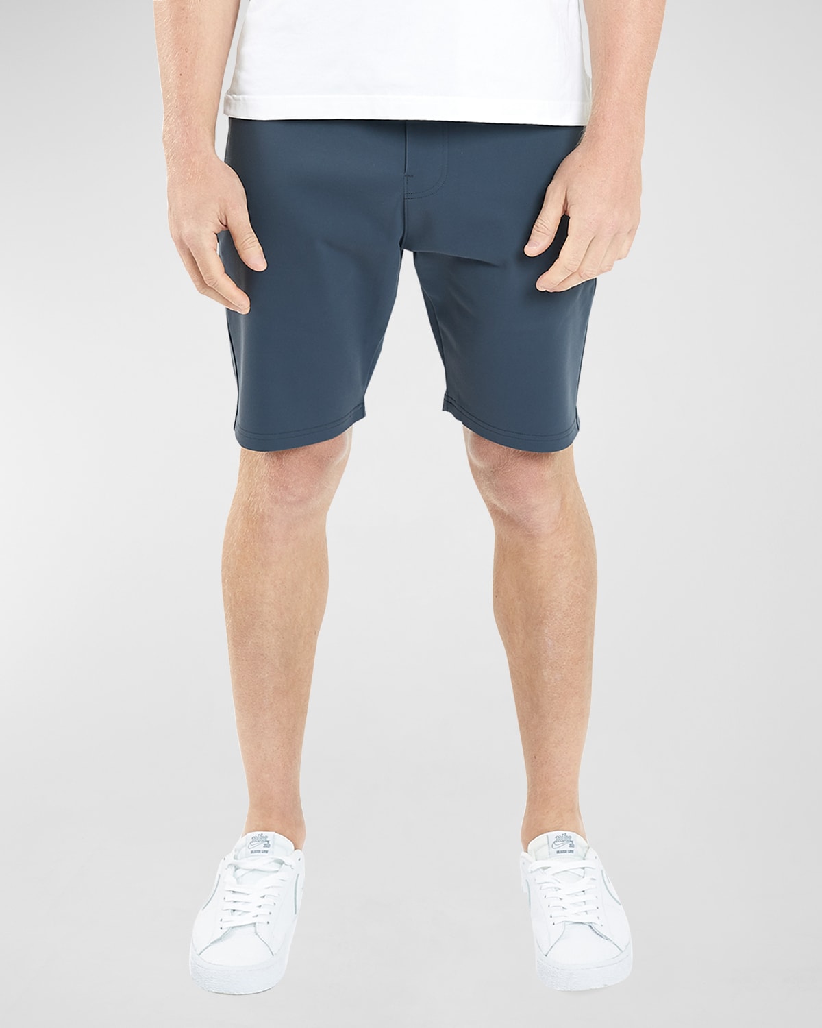Shop Public Rec Men's All Day Every Day Stretch-nylon Shorts In Stone Grey