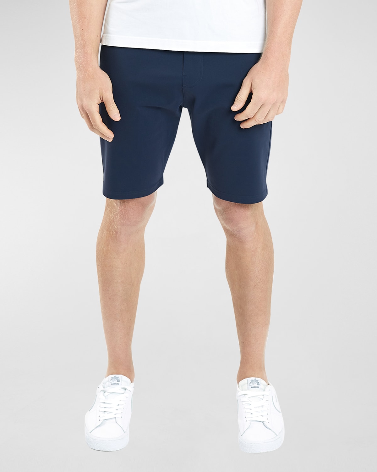 Shop Public Rec Men's All Day Every Day Stretch-nylon Shorts In Navy
