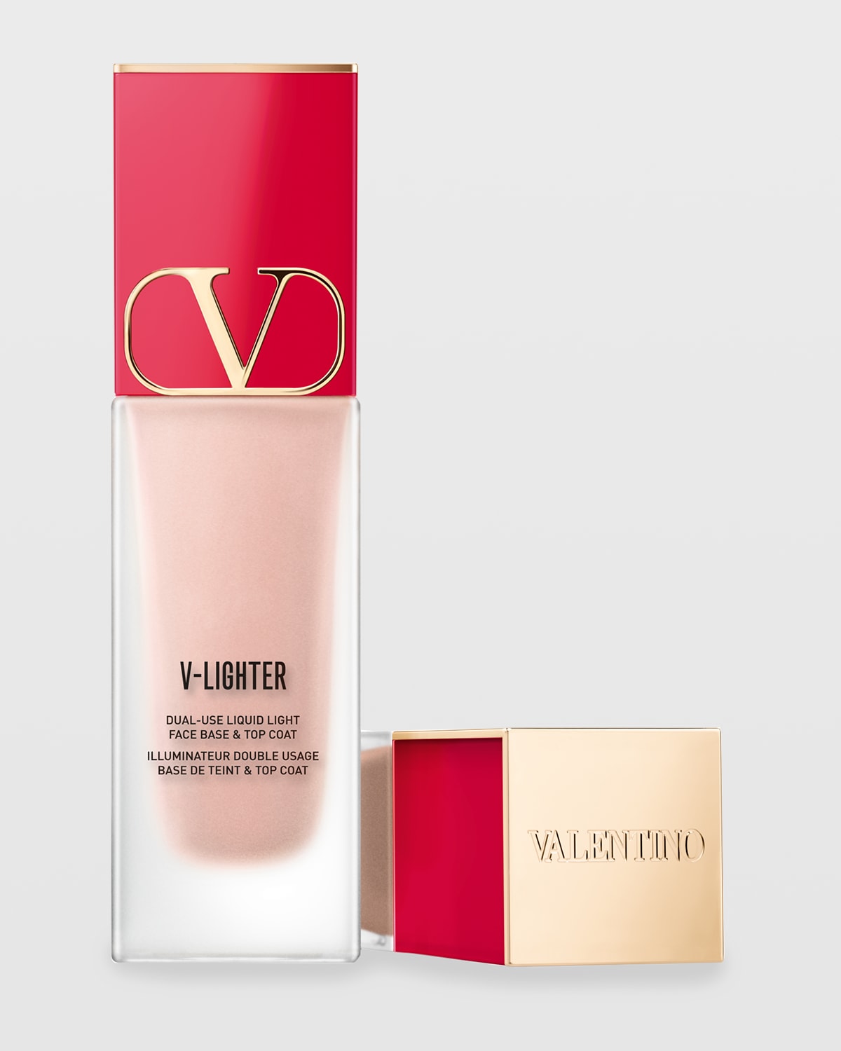 Shop Valentino Lighter Face Primer And Highlighter In Rosa