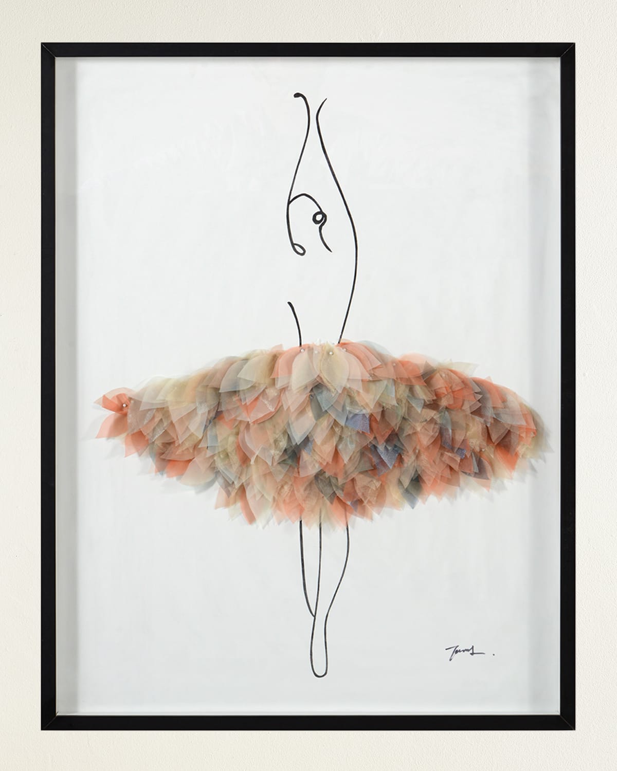 John-richard Collection En Pointe Iii Original Wall Art By Tony Fey In Multi