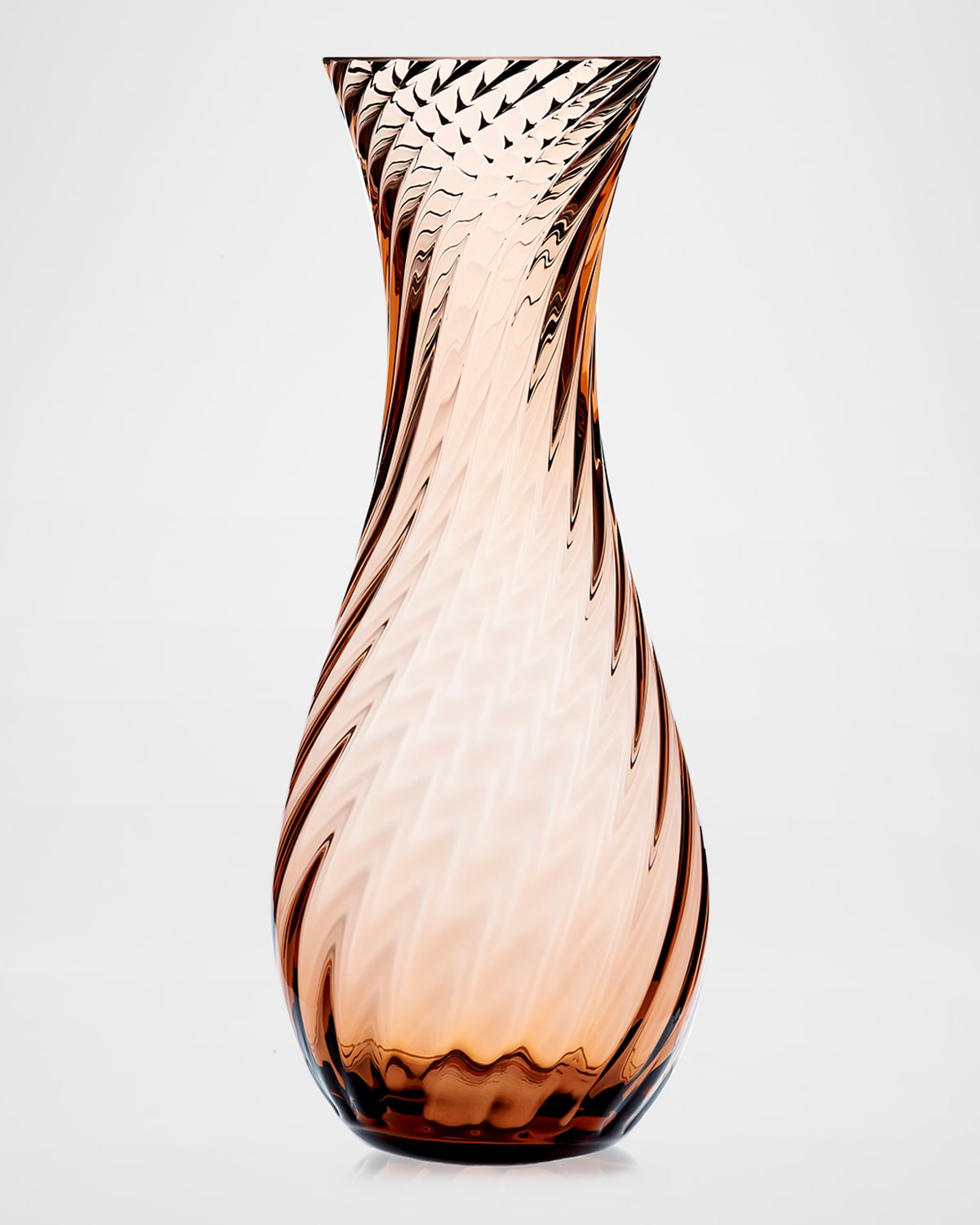 Caskata Quinn Optic Clear Carafe In Amber