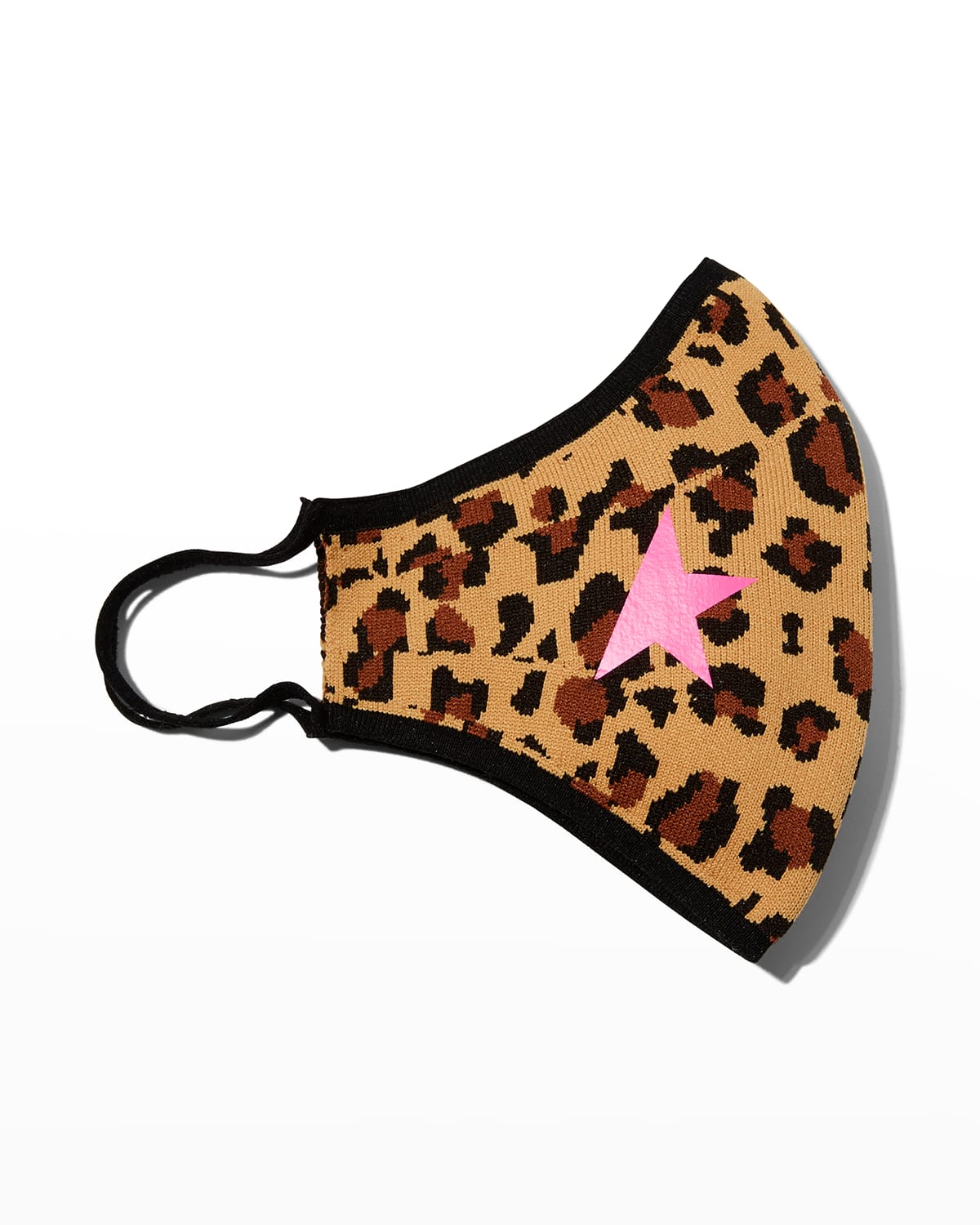 Leopard-Print Star Reusable Face Mask Covering