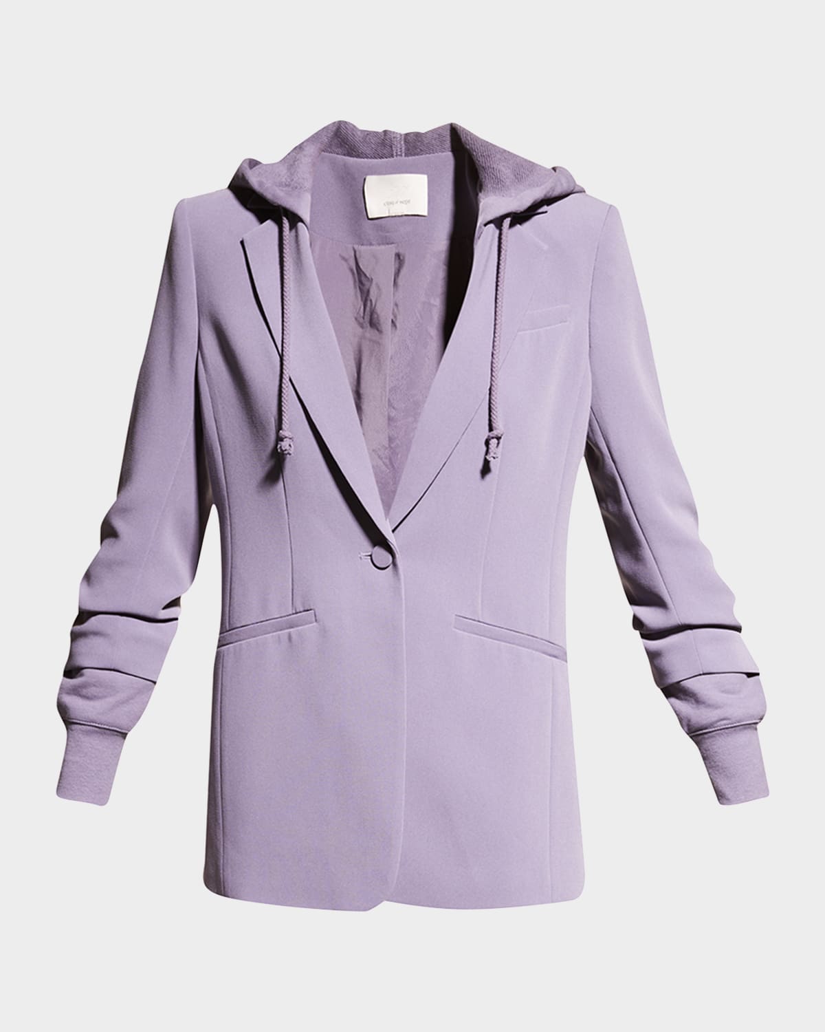 Cinq À Sept Hooded Khloe Jacket In Lilac Wine