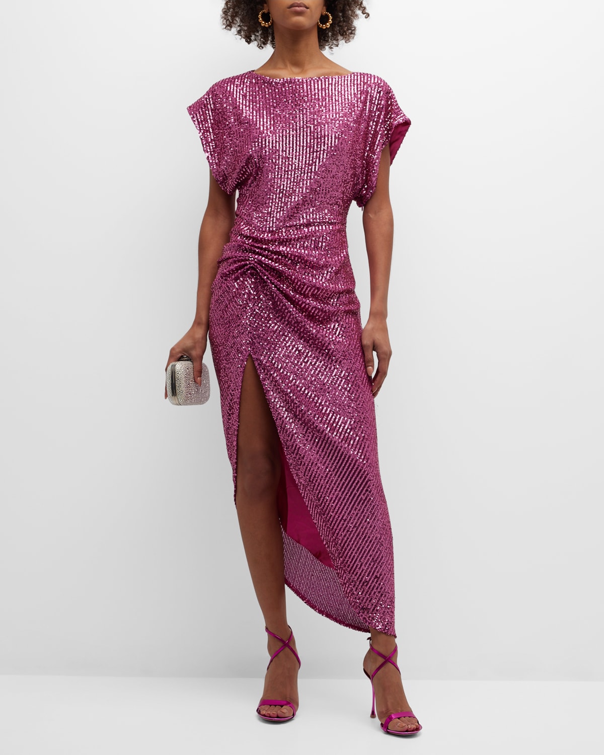 IN THE MOOD FOR LOVE BERCOT SEQUINED COCKTAIL DRESS