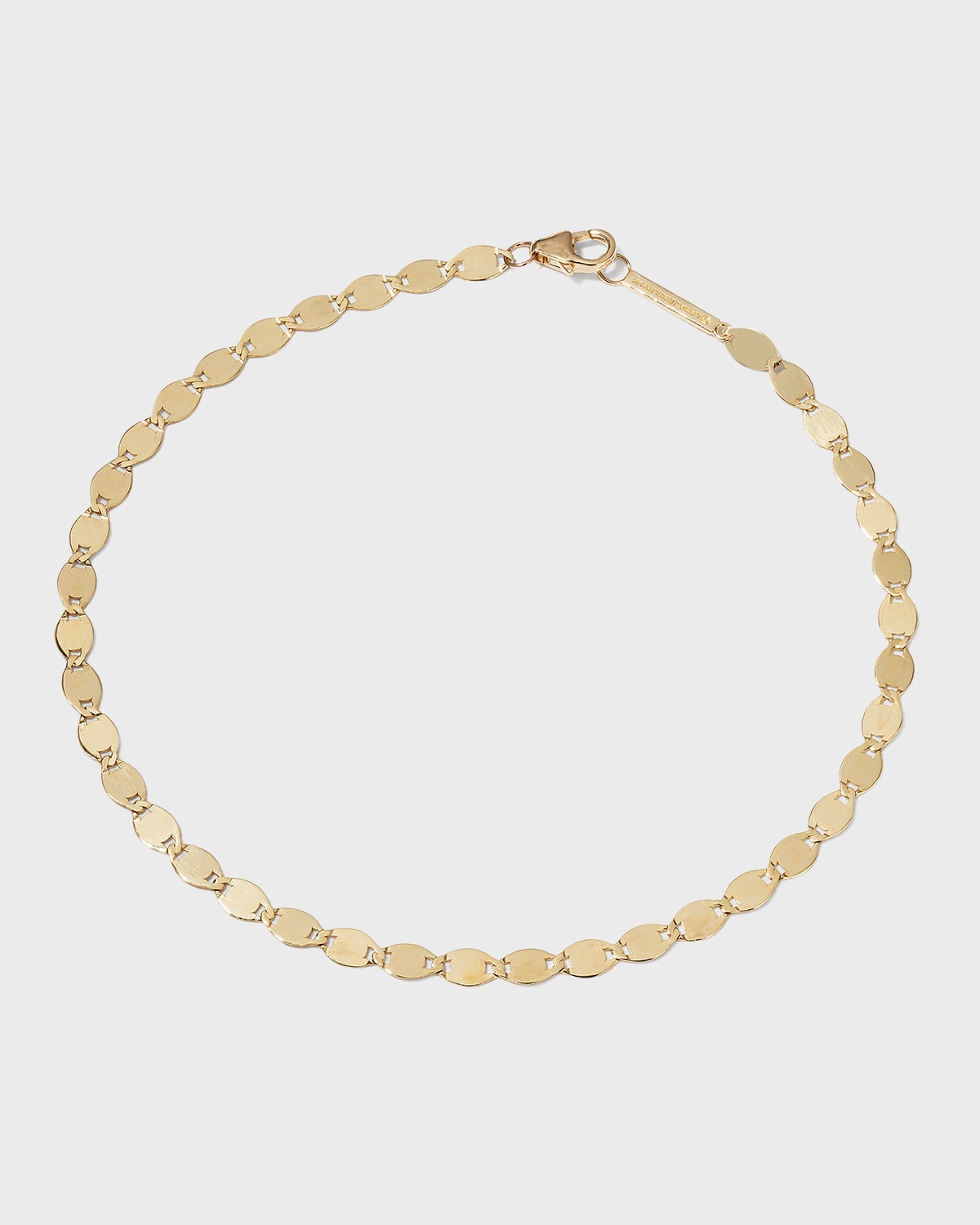 Lana Jewelry Mega Nude Chain Anklet In Yellow