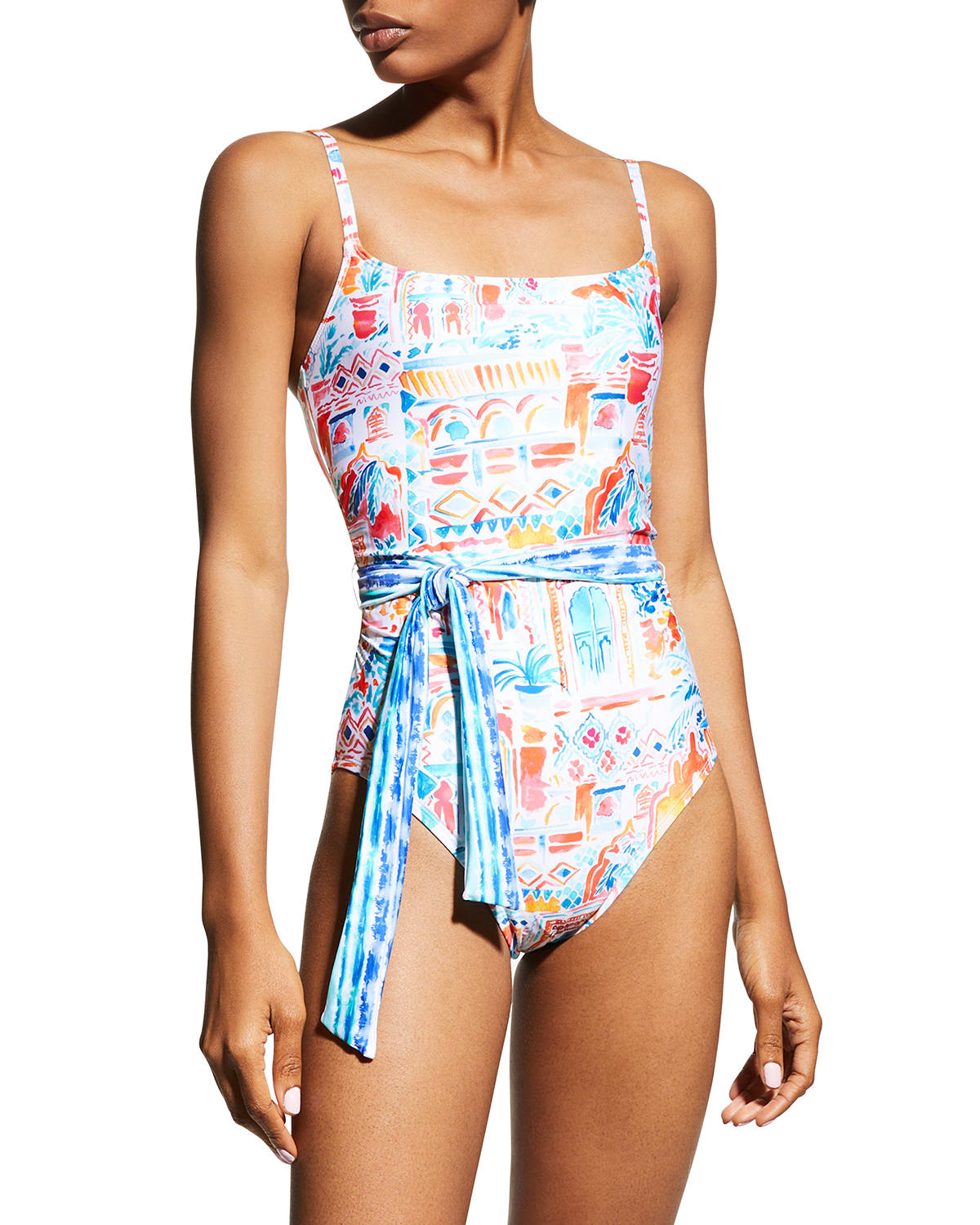 Terra Belted One-Piece Swimsuit