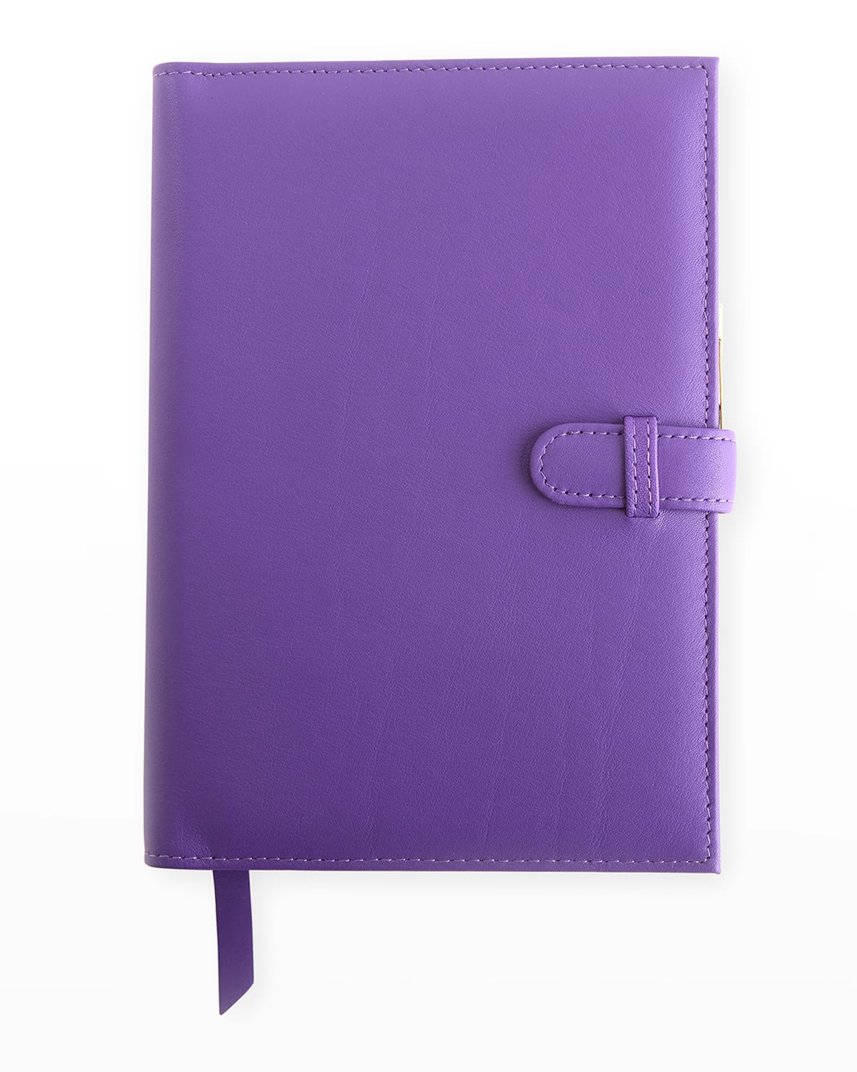 Shop Royce New York Personalized Executive Leather Daily Planner In Purple