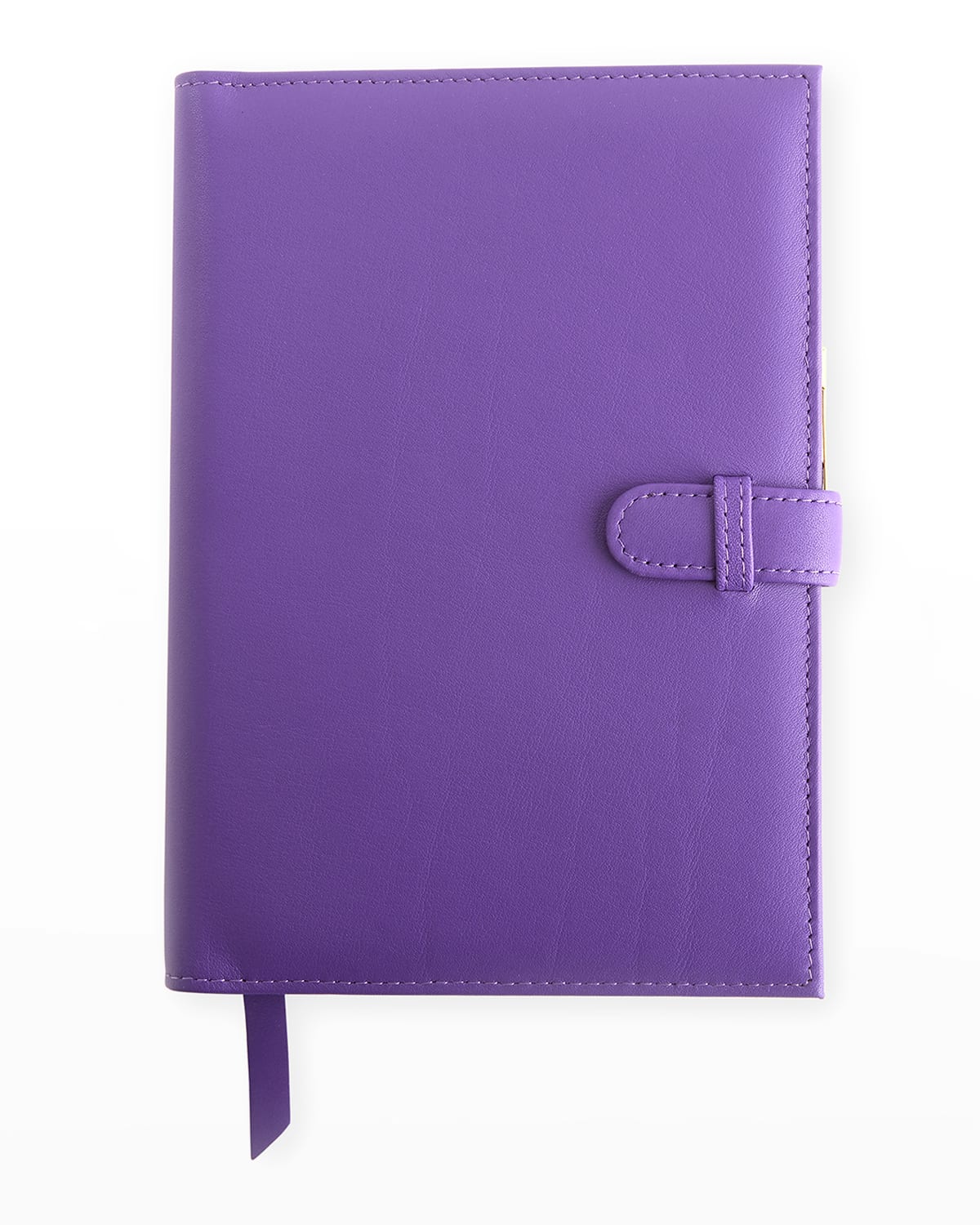 Royce New York Personalized Executive Leather Daily Planner In Purple