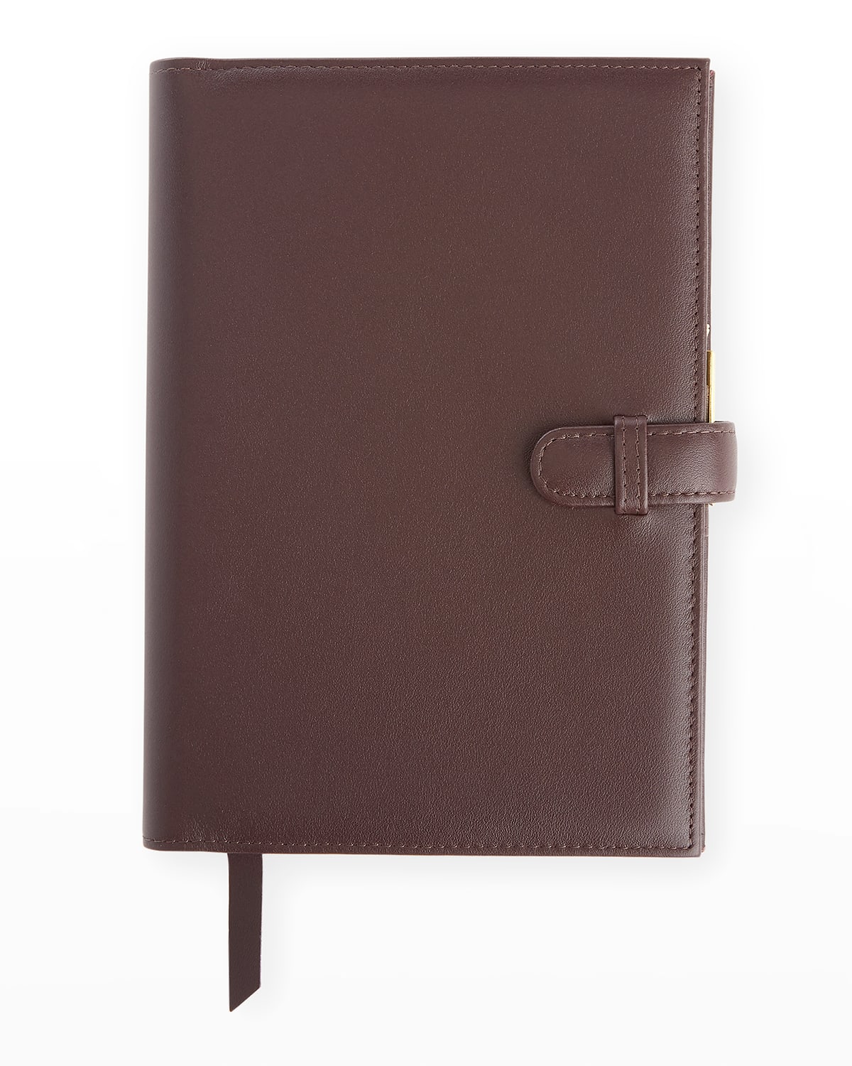 Shop Royce New York Personalized Executive Leather Daily Planner In Burgundy
