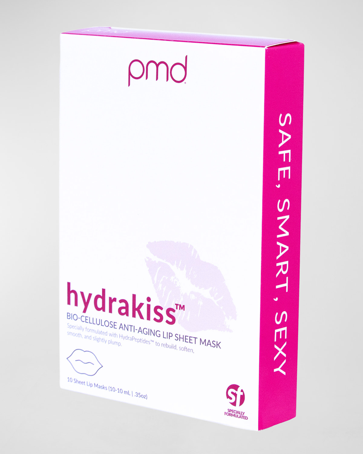 Hydrakiss Bio-Cellulose Anti-Aging Lip Sheet Masks, 10 Count
