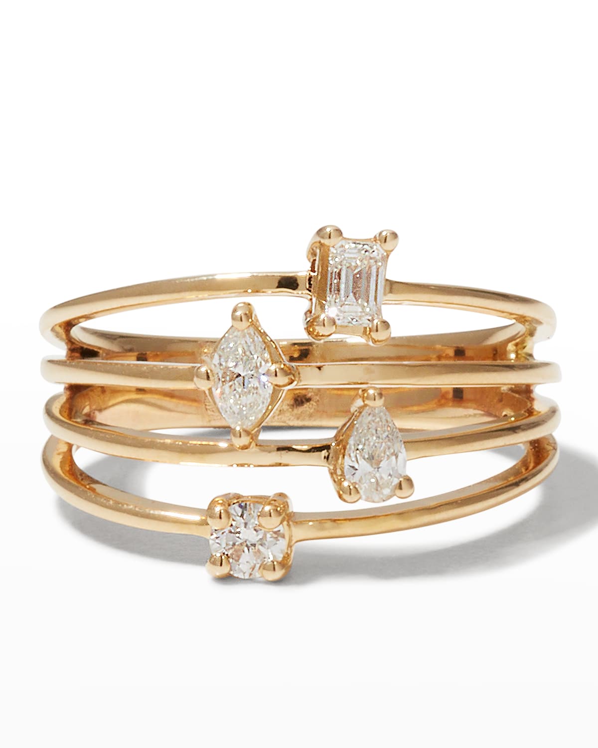 LANA JEWELRY Multi-Band Diamond Ring