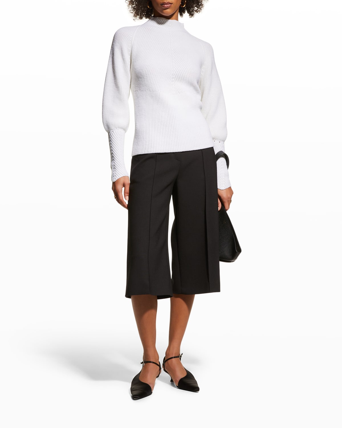 Rebecca Taylor Open Back Merino Wool Sweater Smart Closet