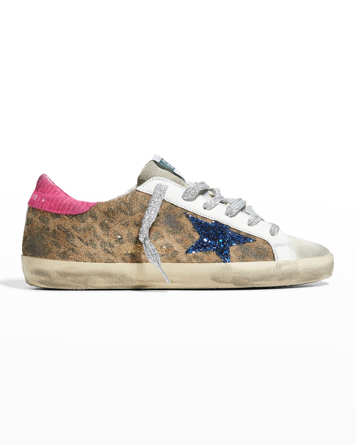 Golden goose leopard glitter sneakers online
