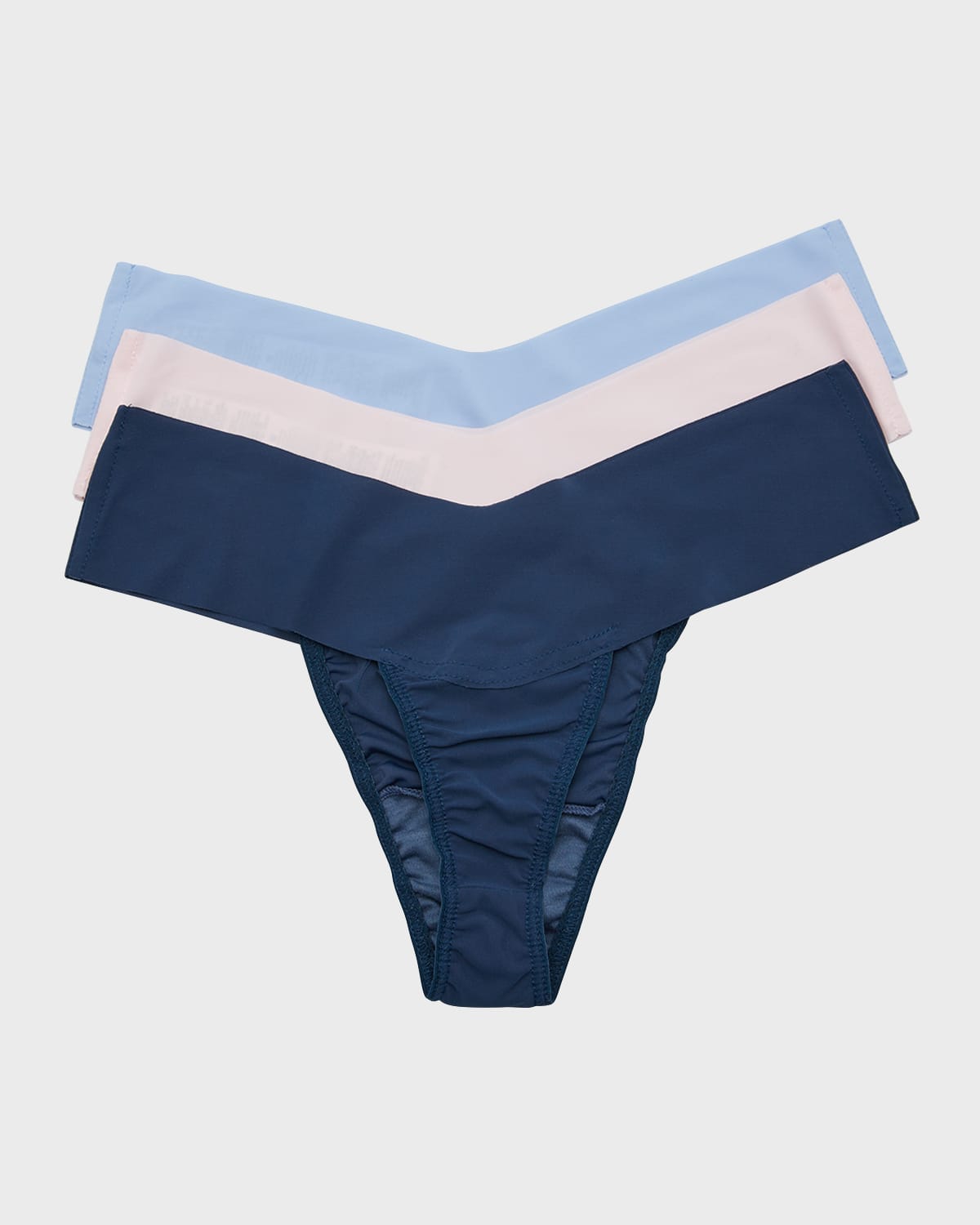 Hanky Panky Breathe Assorted 3-pack High Waist Thongs In Fresh Air Bliss N