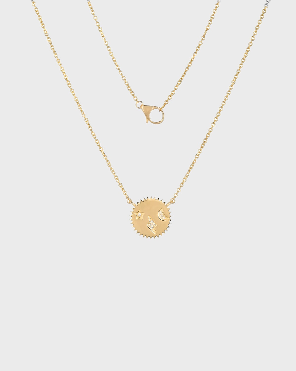 Celestial Disc Small Necklace