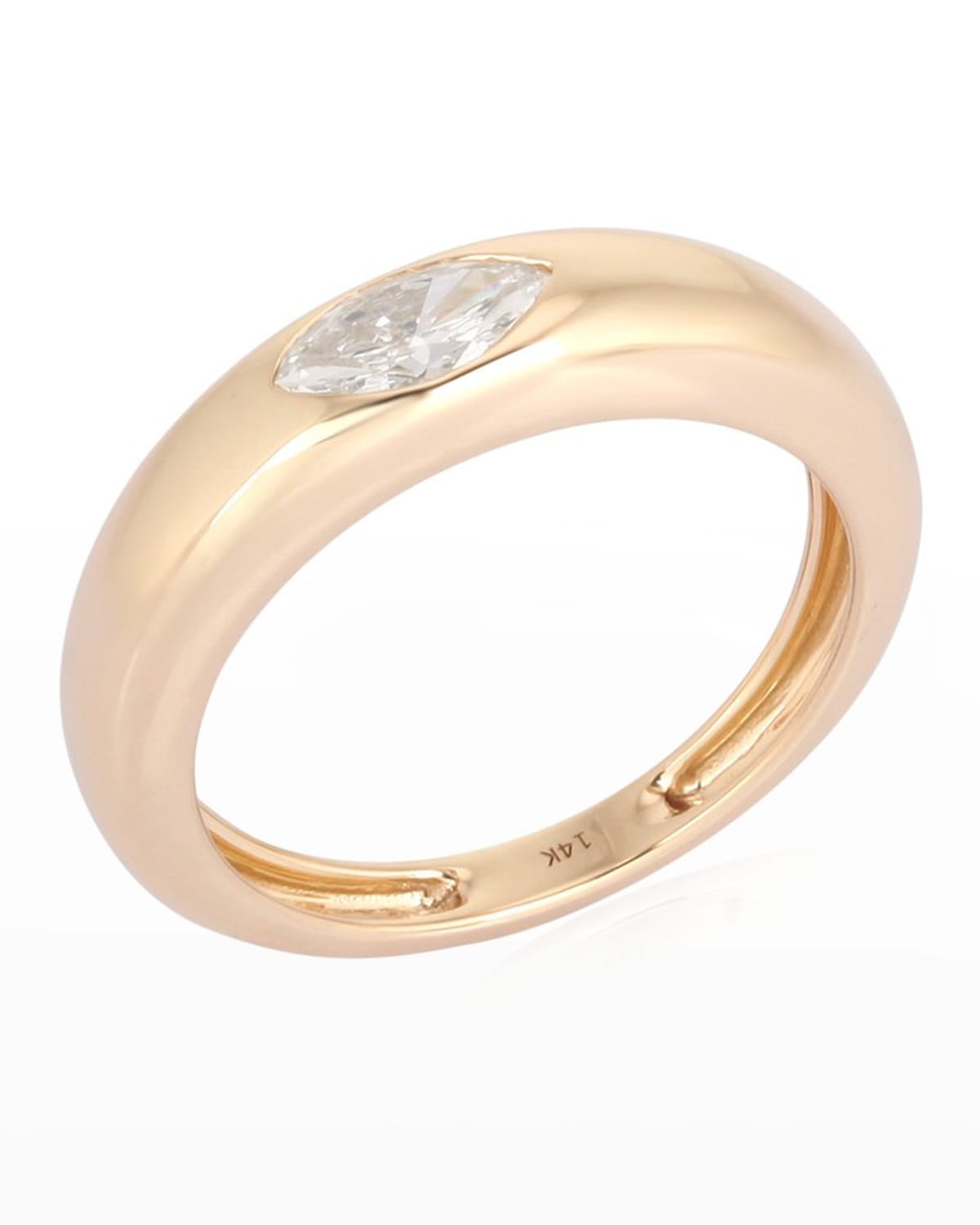 Kastel Jewelry Marquis Diamond Ring, Size 7