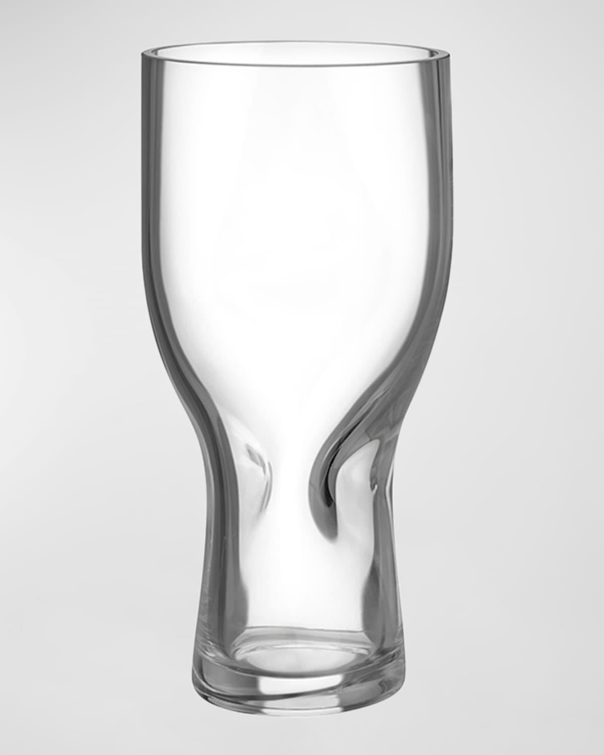 Orrefors Squeeze Small Crystal Vase In Clear