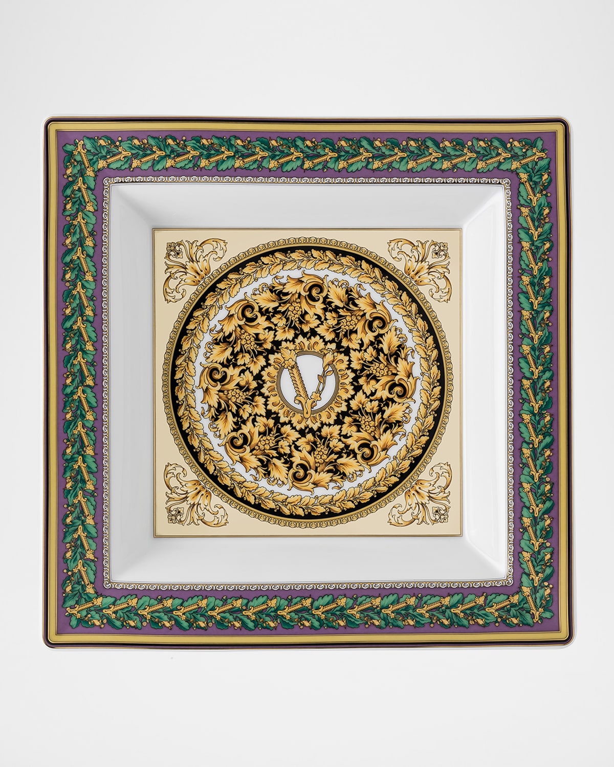Versace Barocco Mosaic Catchall Tray - 8.5"