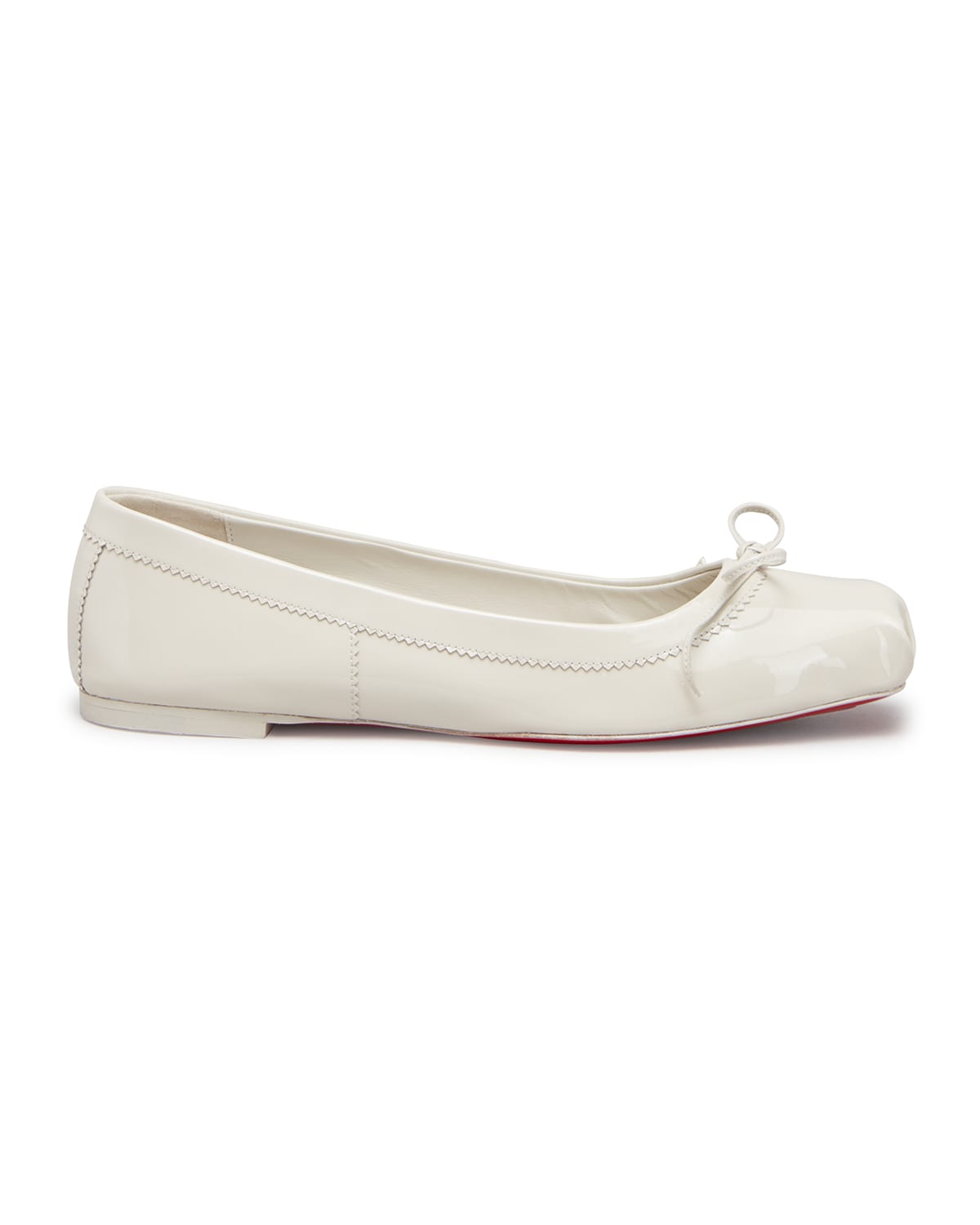 Christian Louboutin Mamadrague Patent Red Sole Ballet Flats