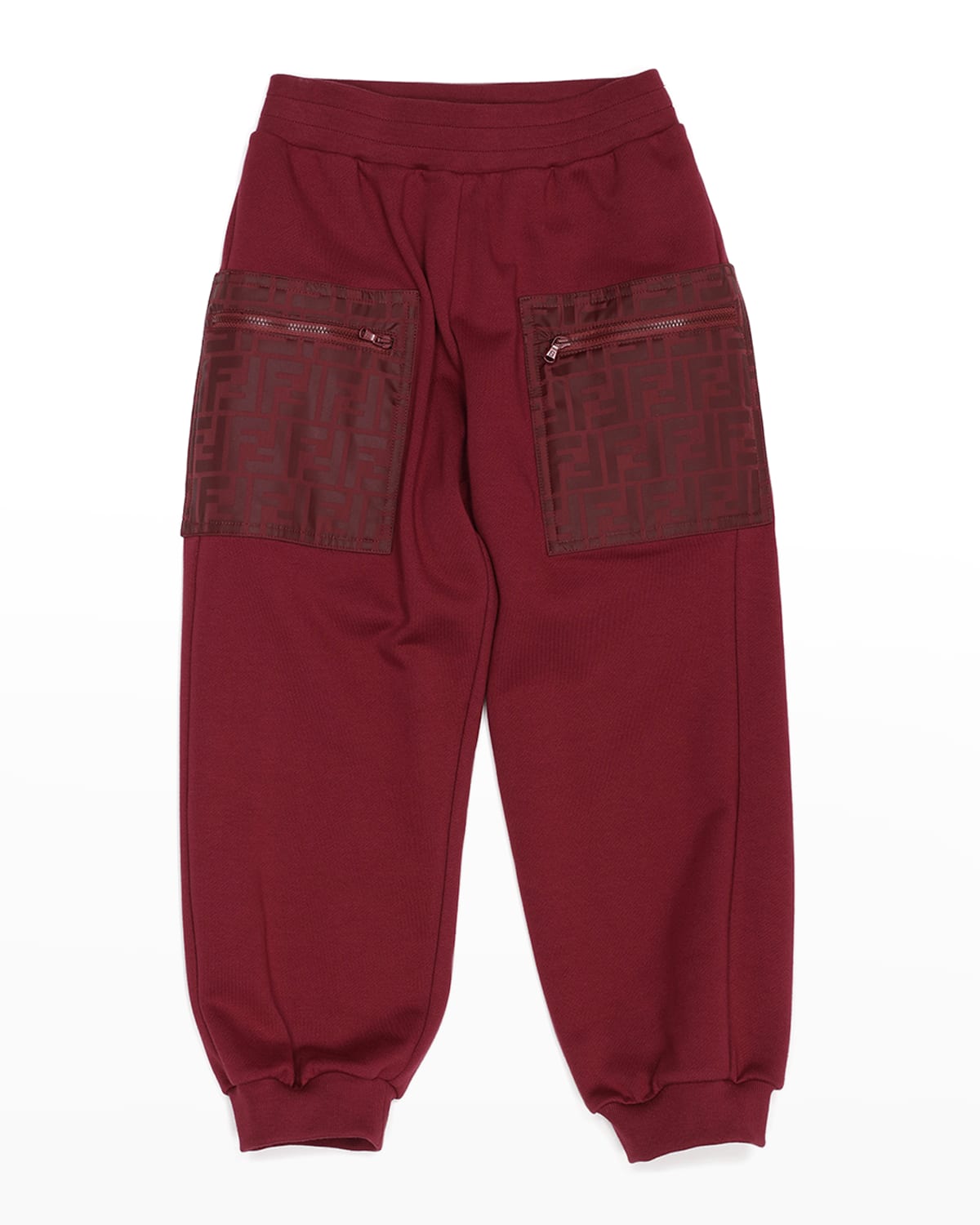 Boy's Sweatpants w/ Logo Pockets, Size 4-6