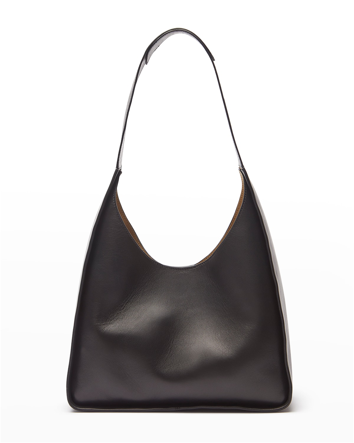 Carolina Santo Domingo Salma Large Smooth Leather Shoulder Bag