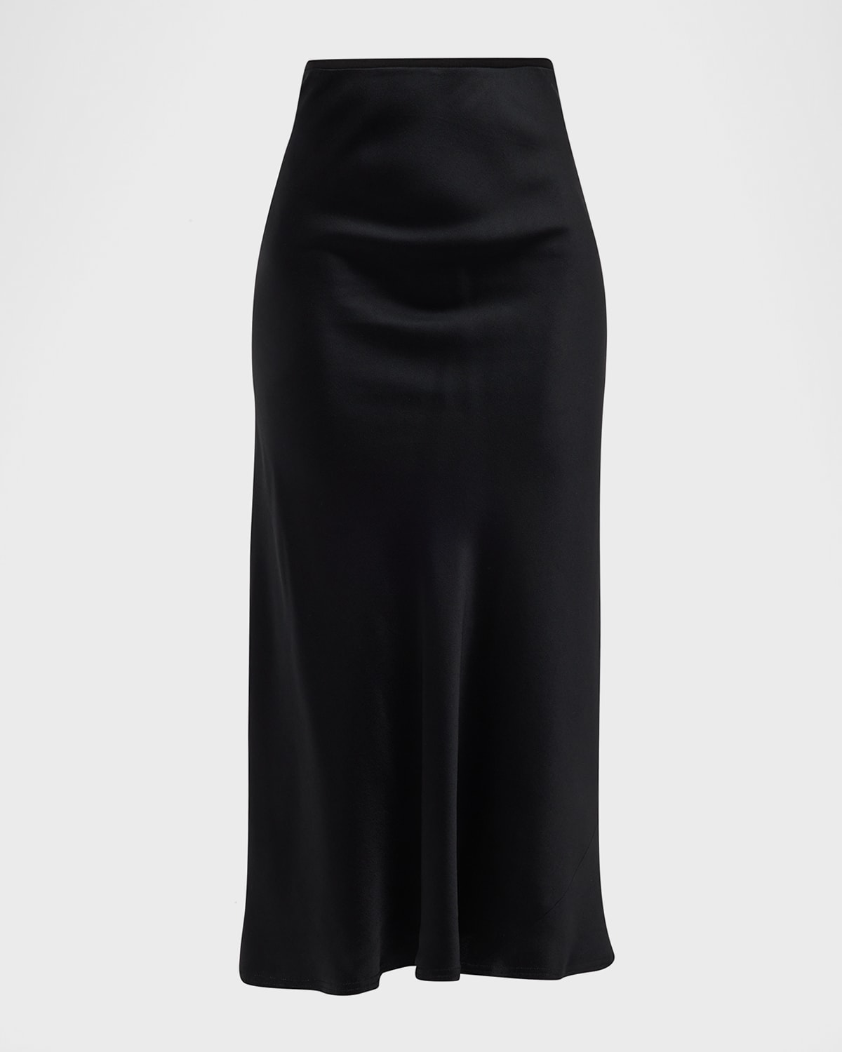 Maison Margiela Long Flared Skirt In Black