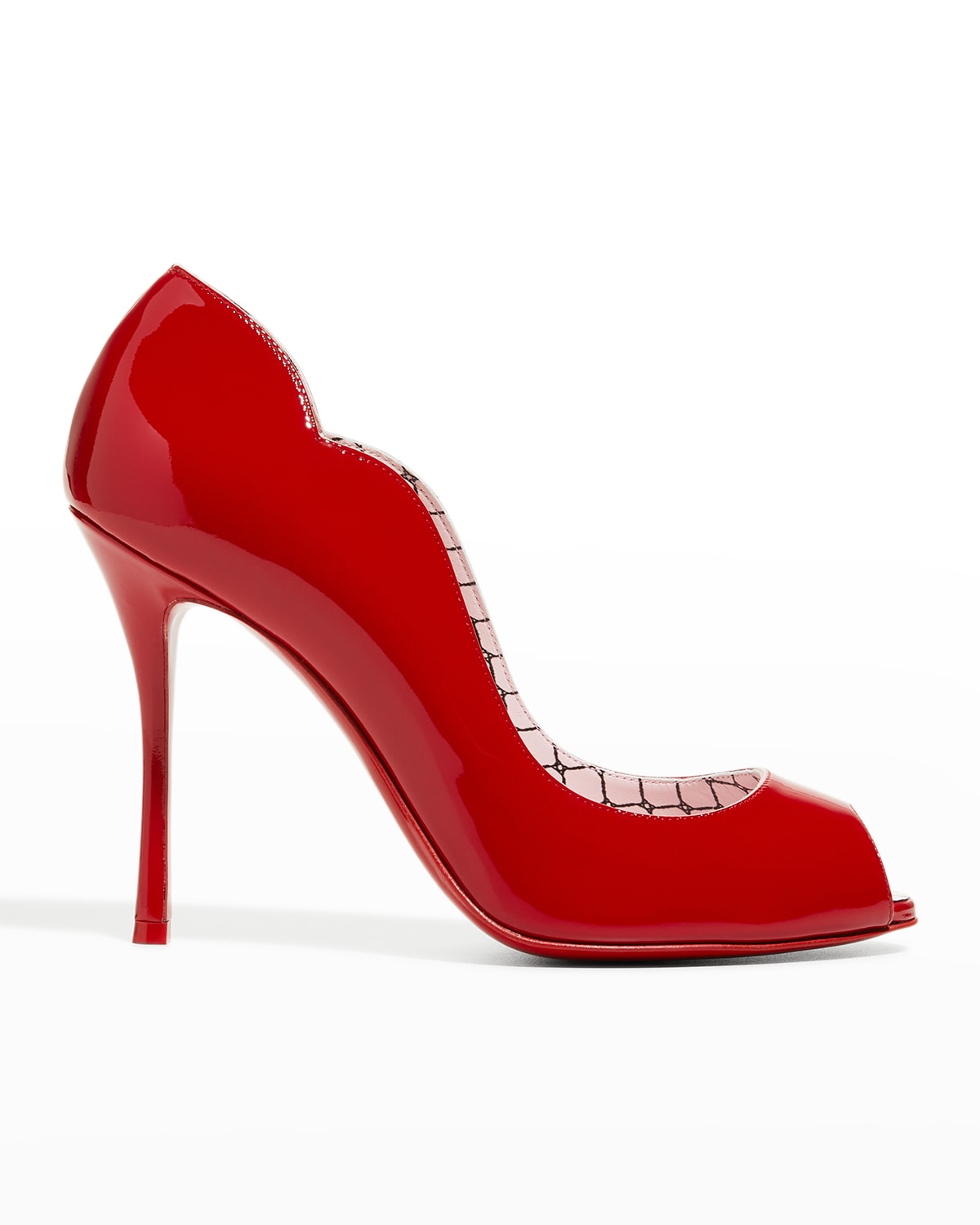 Christian Louboutin Chick Up Red Sole Pumps