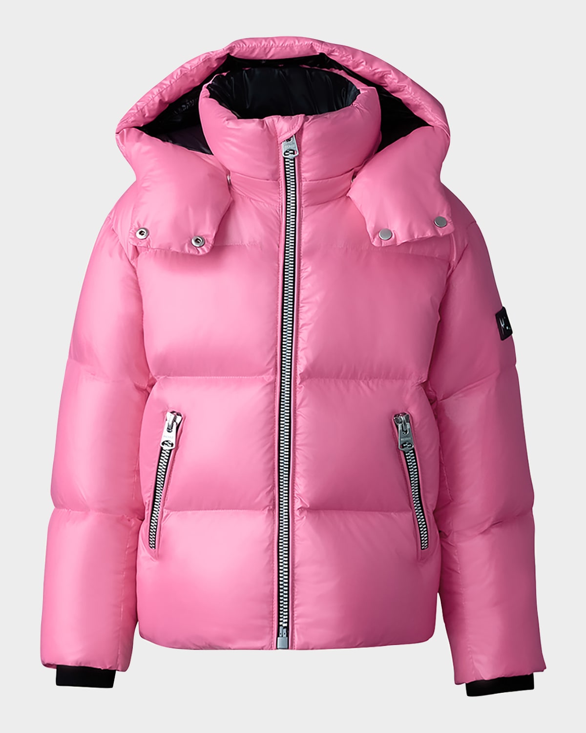 MACKAGE KID'S JESSE LOGO QUILTED JACKET 