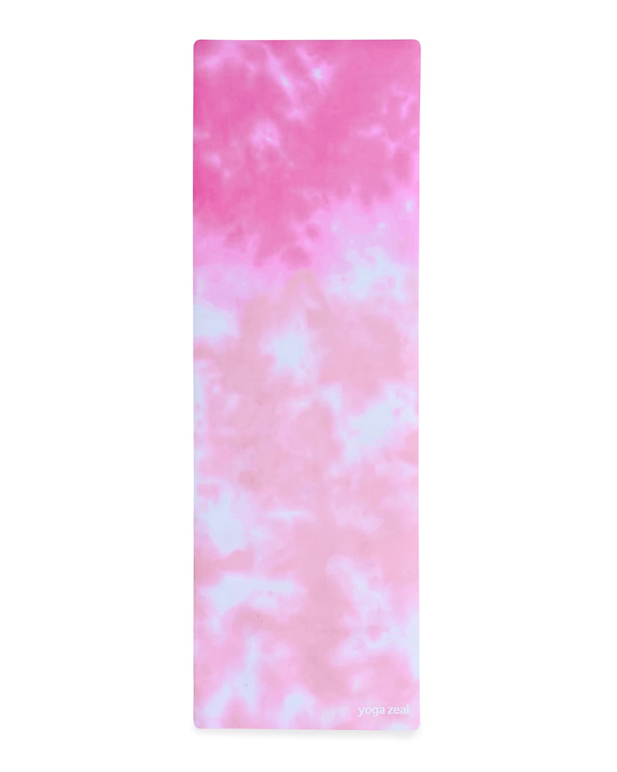 Yoga Zeal Tie-dye Printed Yoga Mat In Pink