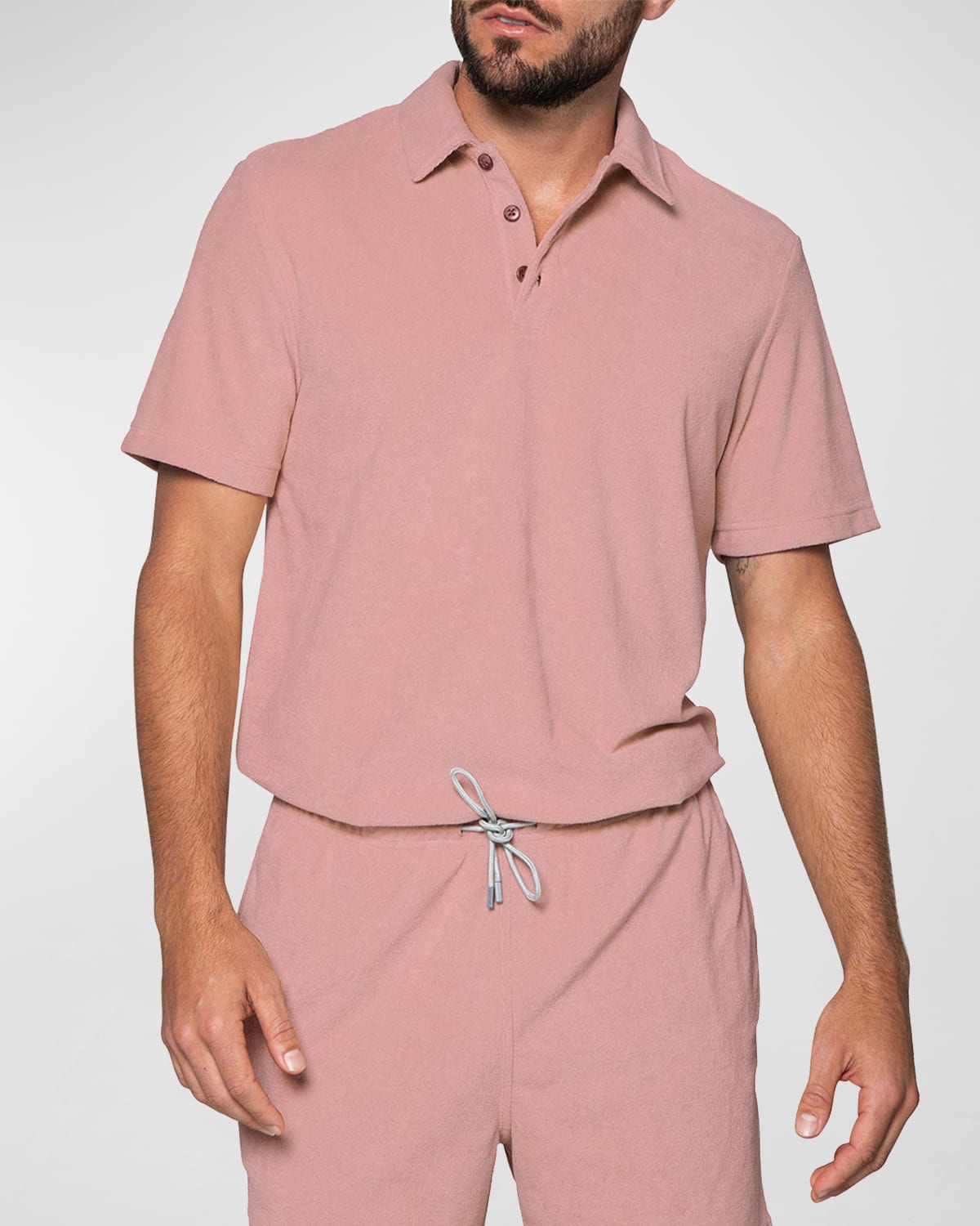 Men's Terrycloth Polo Shirt