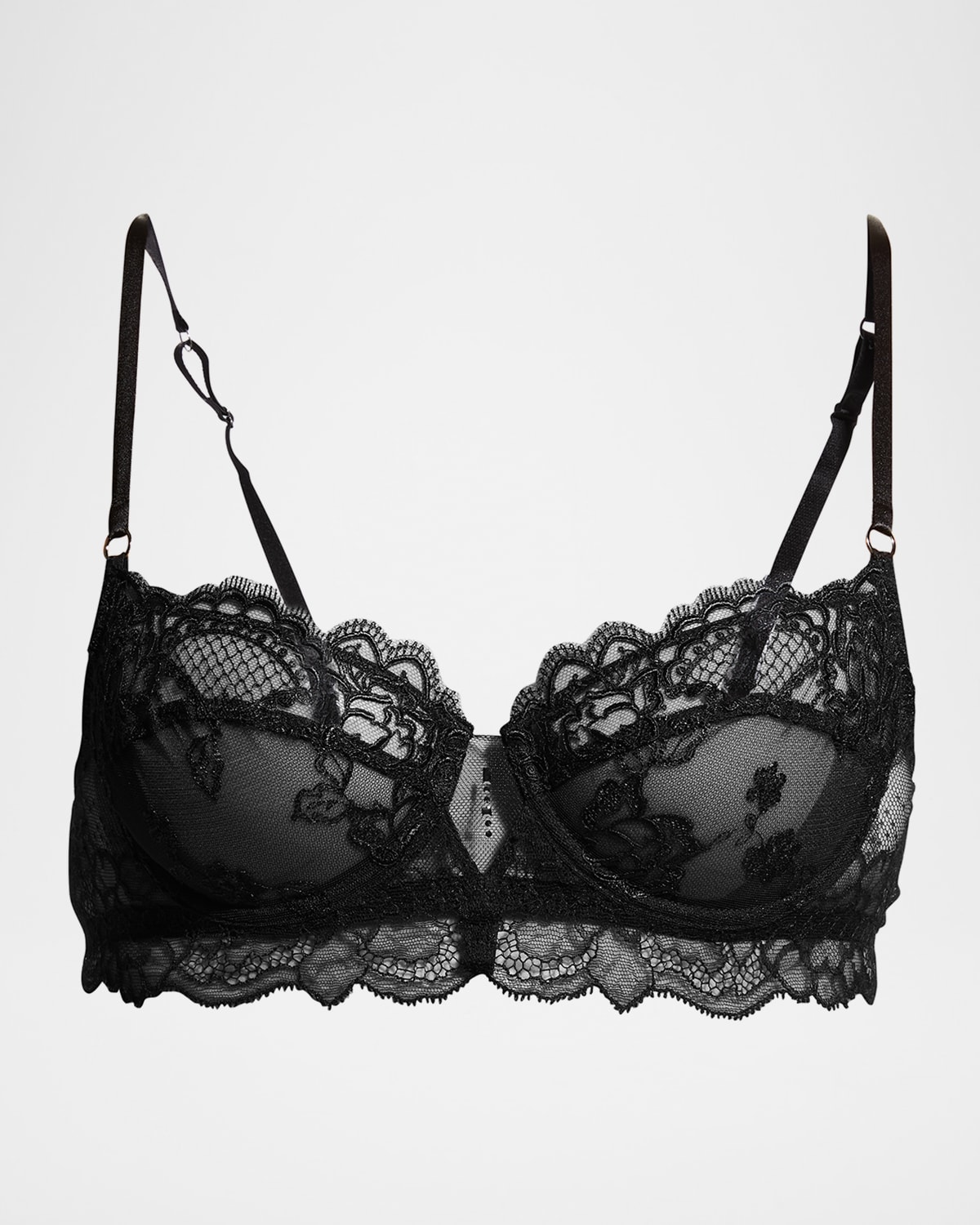 Lise Charmel Sublime En Dentelle Lace Demi Bra In Fuchsia