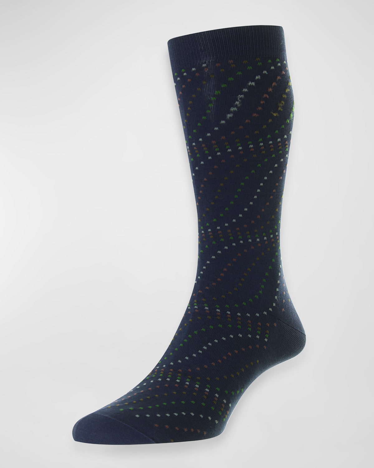 Men's Sumac Swirl Dots Socks