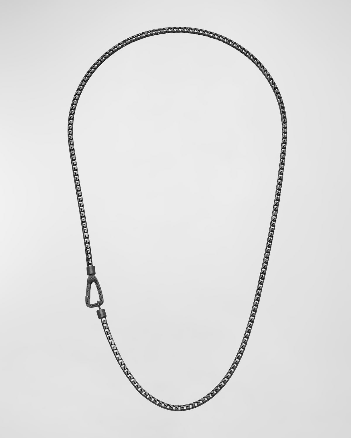 Marco Dal Maso Mesh Oxidized Silver Necklace, 20"l