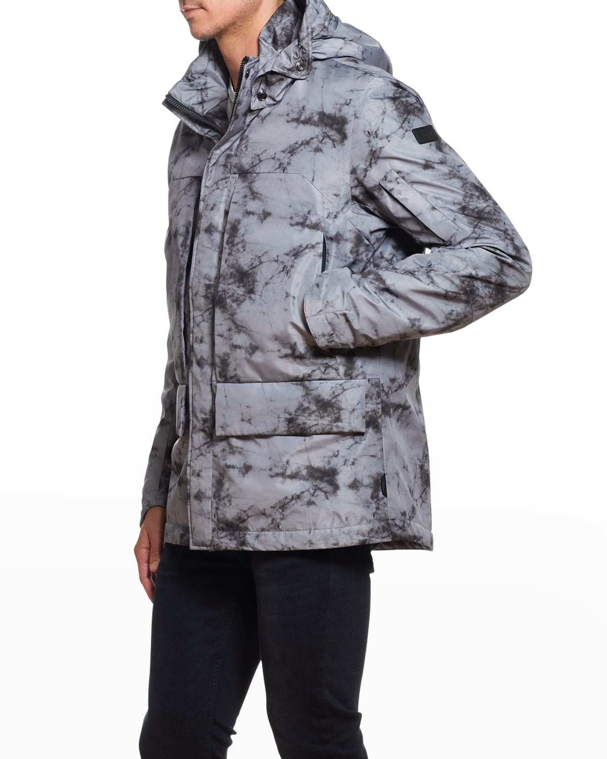 Tumi Men's Laminated Utility Jacket In Arctic Camo ModeSens