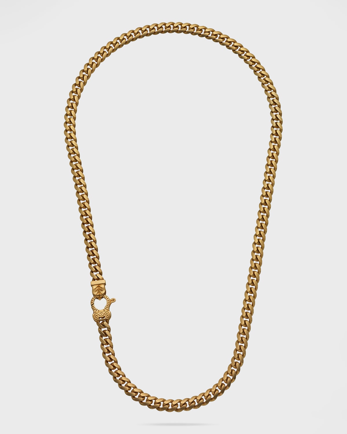 Marco Dal Maso Flaming Tongue Link Necklace, Gold