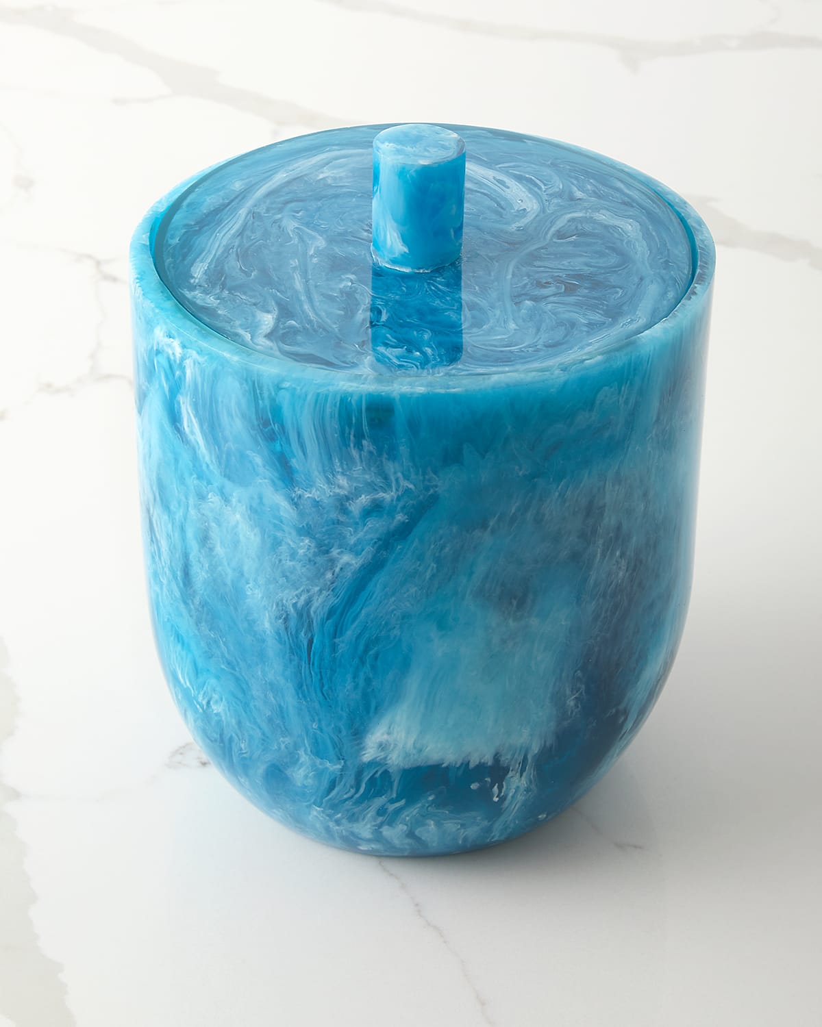 Shop Jonathan Adler Mustique Blue Ice Bucket