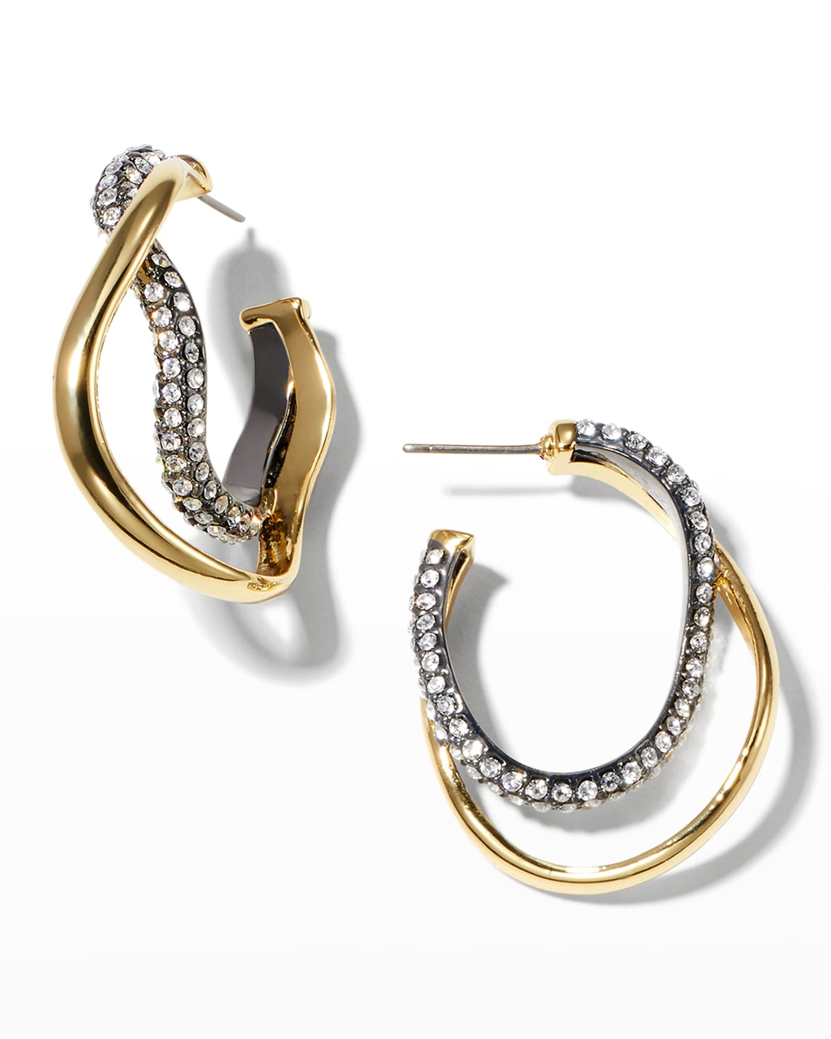 Sia Twist Hoop Earrings