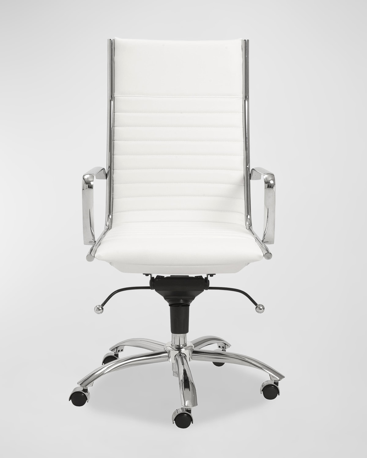 Shop Euro Style Dirk High Back Office Chair In White