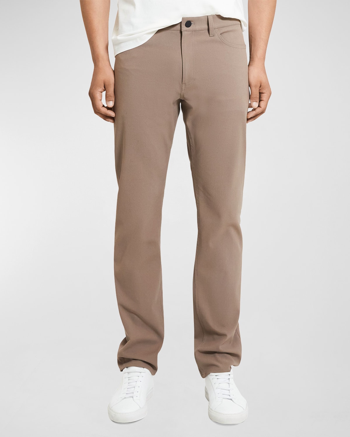 Theory Men's Neoteric Twill Raffi Pants In Fossil