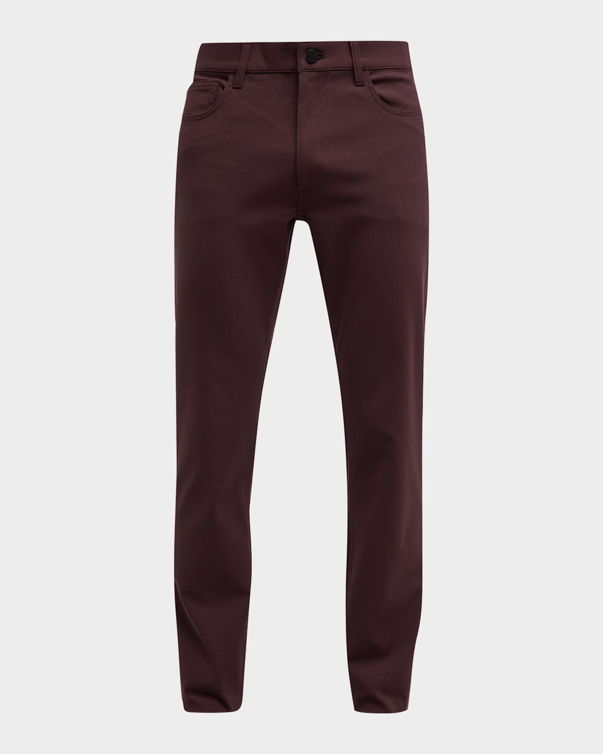 Theory Raffi Neoteric Twill Slim Fit Trousers In Malbec