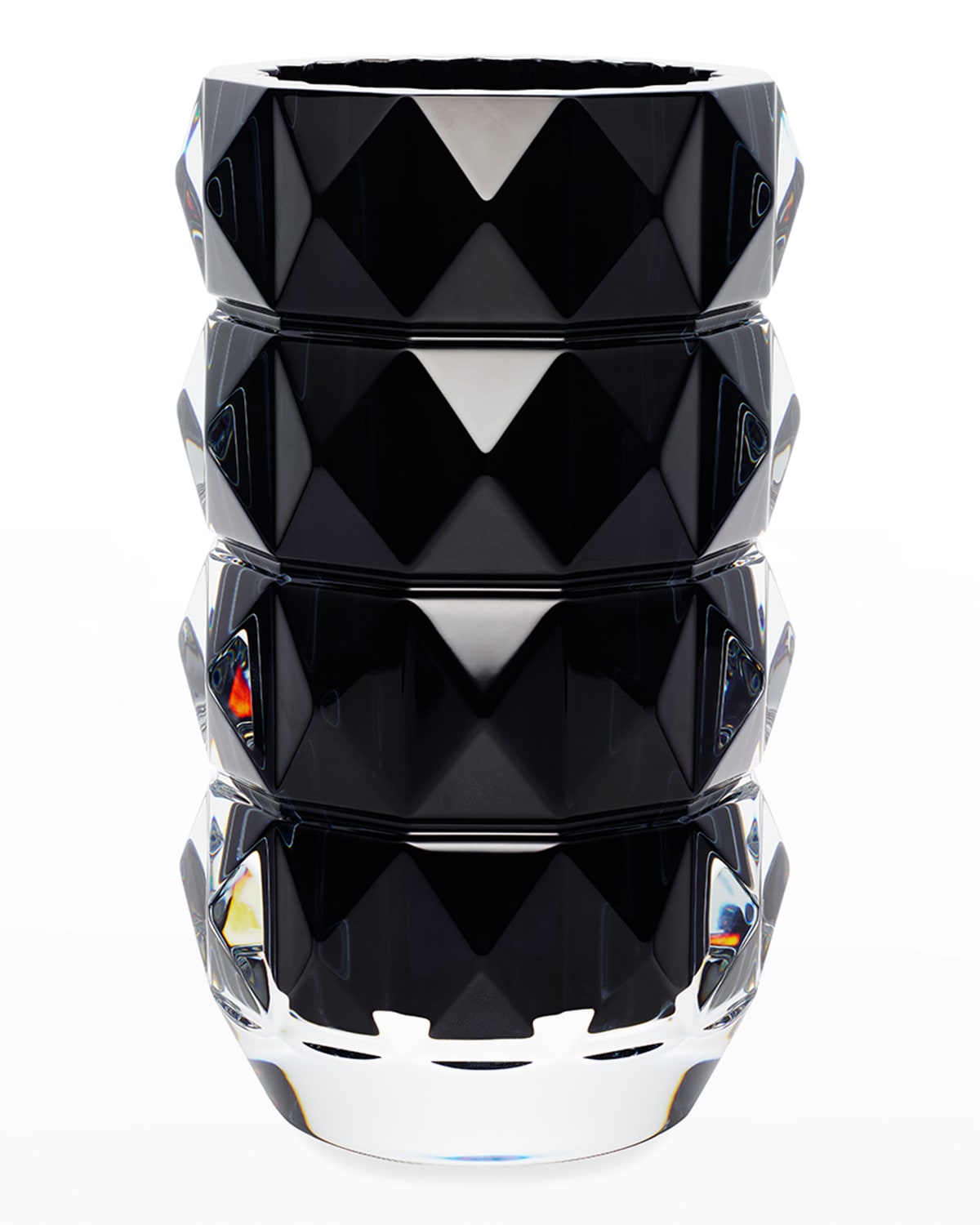 Shop Baccarat Louxor Black Crystal Vase