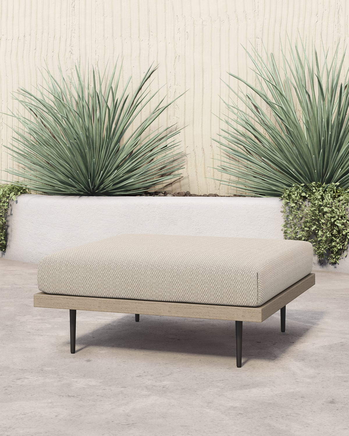 Yves Outdoor Ottoman