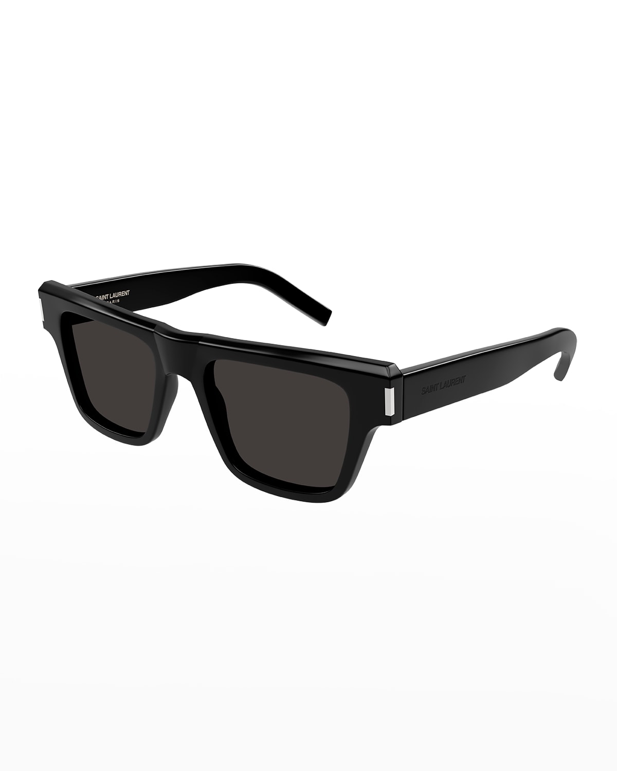 Saint Laurent Men's Square Acetate Sunglasses