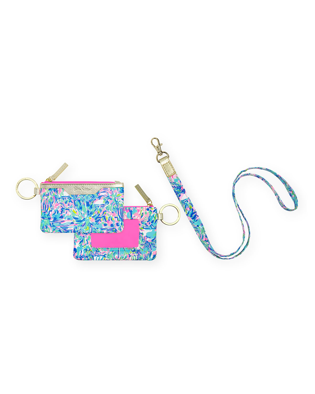 Lilly Pulitzer Cabana Cocktail Lanyard & ID Case Set