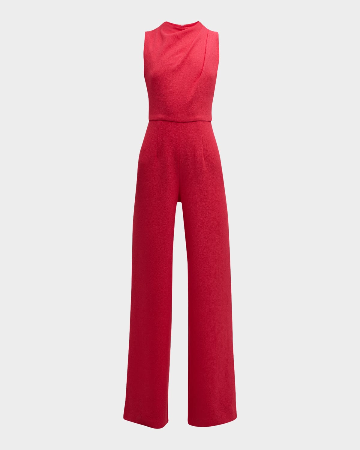 Shop Black Halo Corrine High-neck Sleeveless Jumpsuit In Laguna Pink