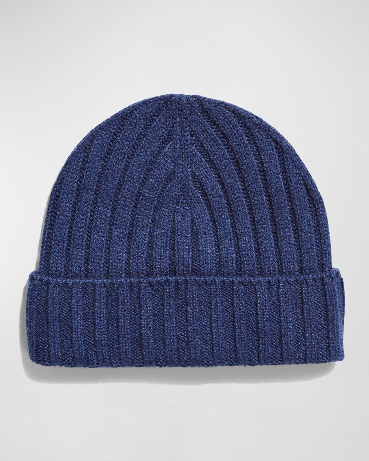 Neiman Marcus Men's Cashmere Beanie Hat In Navy
