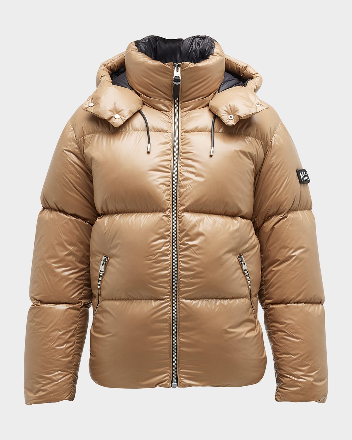Mackage Kent Water Repellent Down Puffer Jacket In Camel