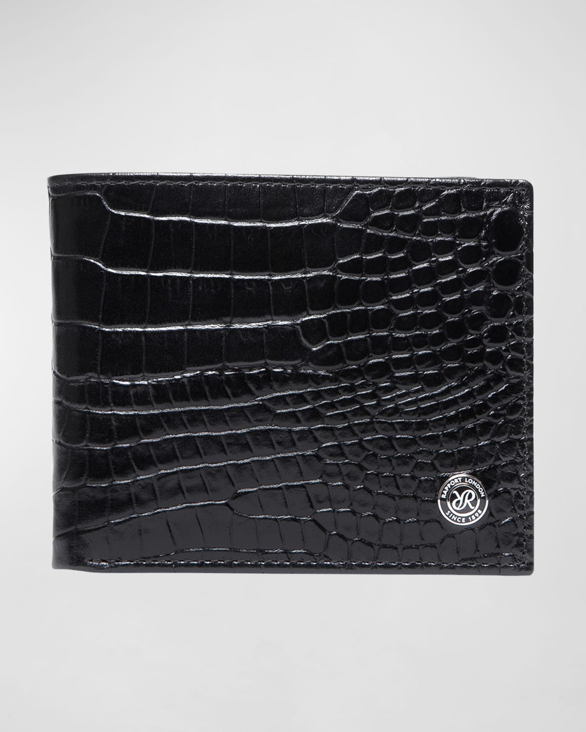 Black Leather Billfold Wallet
